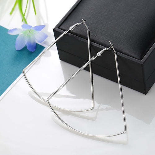 Blijery Trendy Oversize géométrique grandes boucles d’oreilles pour femmes