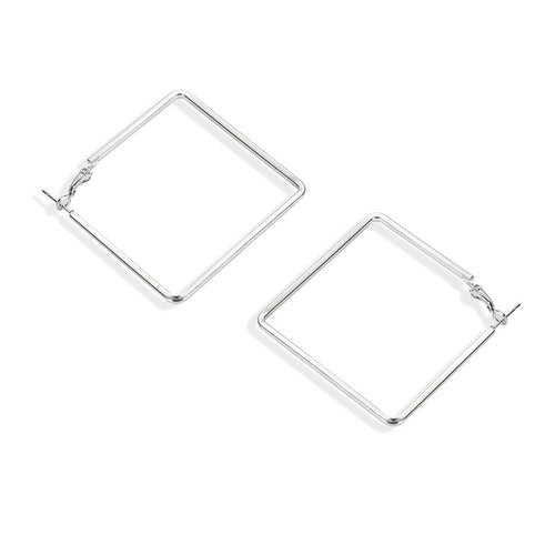 Blijery Trendy Oversize géométrique grandes boucles d’oreilles pour femmes