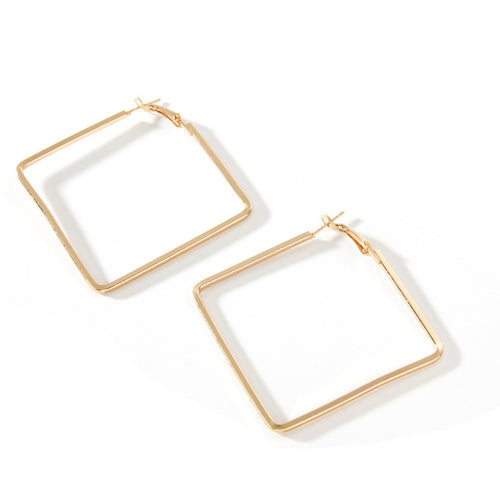 Blijery Trendy Oversize géométrique grandes boucles d’oreilles pour femmes